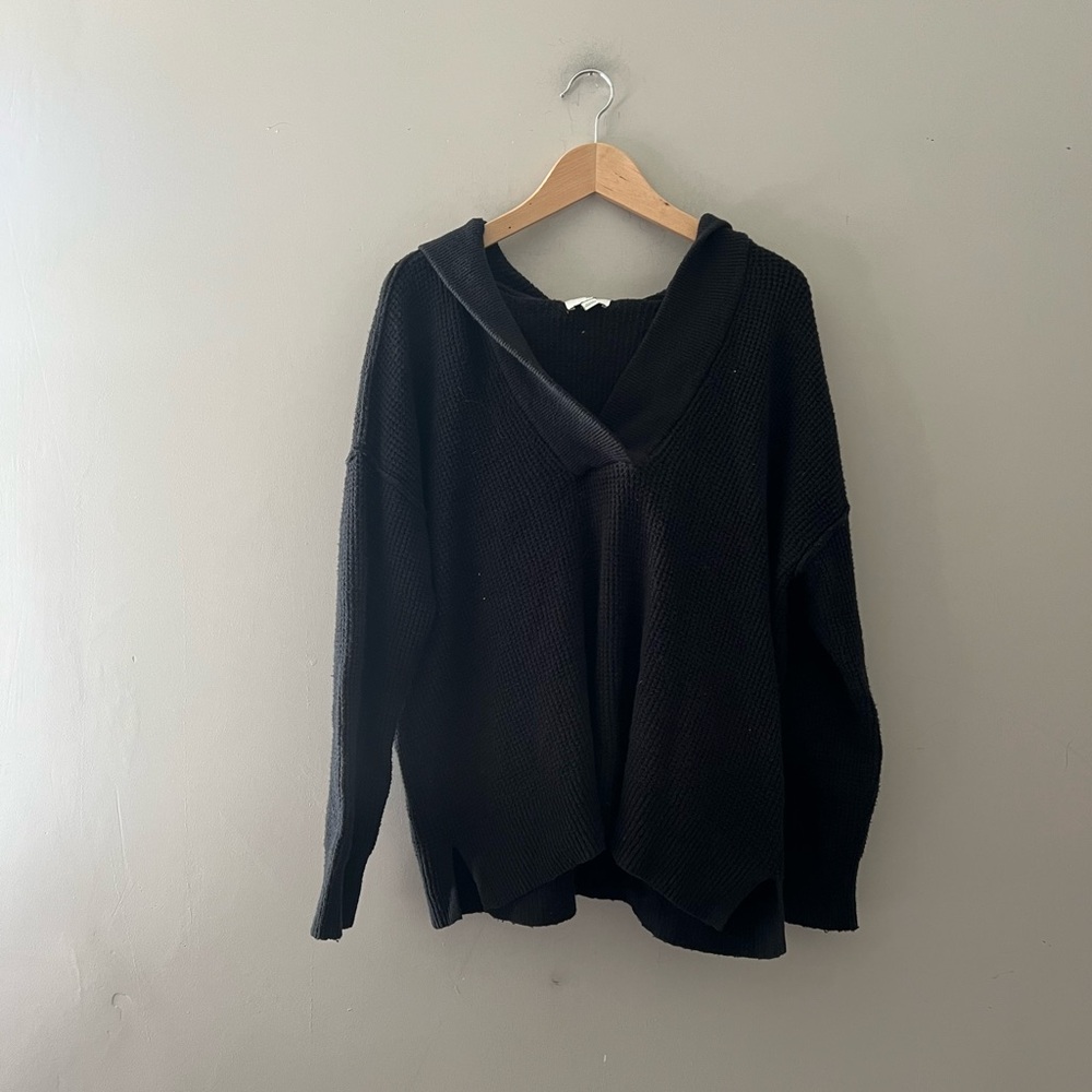 Aerie‎ CozyUp Waffle Sweater Hoodie